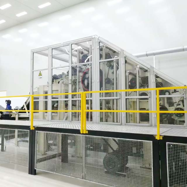 工業小型平坦腰帶梳理機非織造生產線