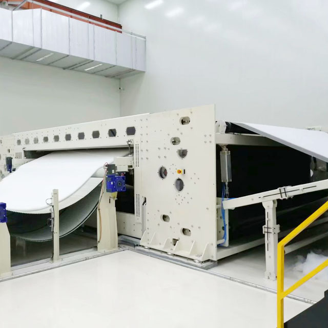 高速Spunlace線混合物不銹鋼交叉lapper