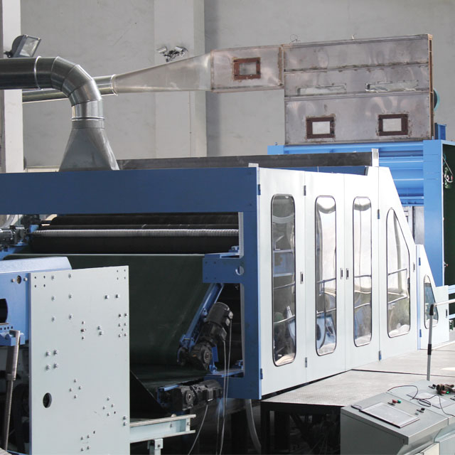 抓絨良品金屬梳理機海島纖維滌綸無紡布